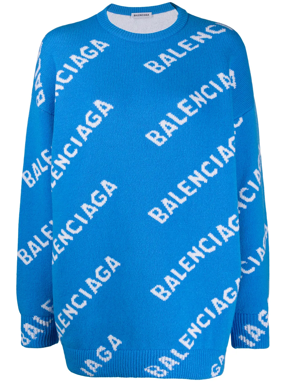 Balenciaga blue jumper on sale