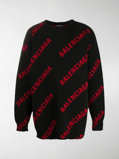 balenciaga jumper red