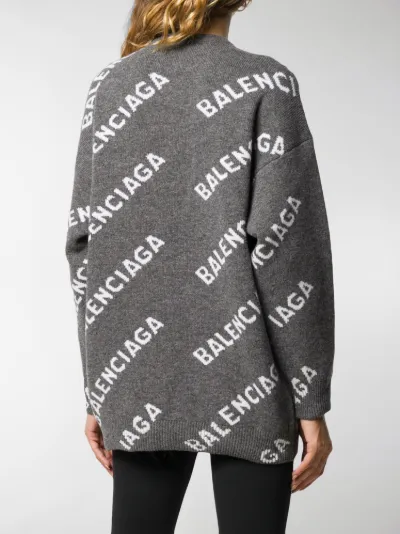 balenciaga grey jumper