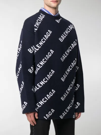 balenciaga knitted jumper