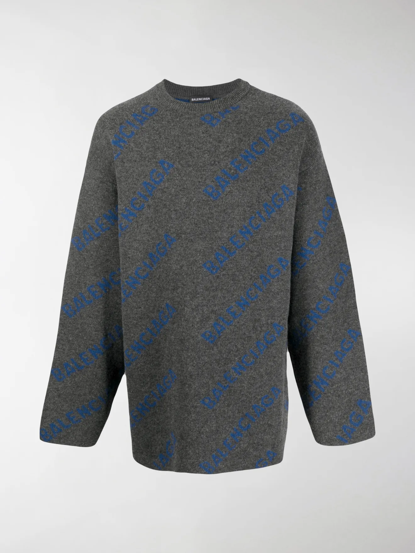 balenciaga grey jumper