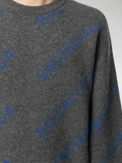 balenciaga grey jumper