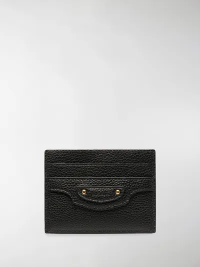 balenciaga card holder black