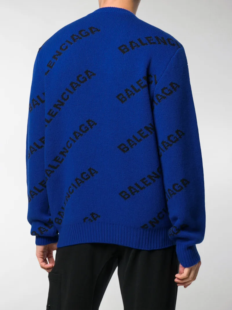 blue balenciaga jumper