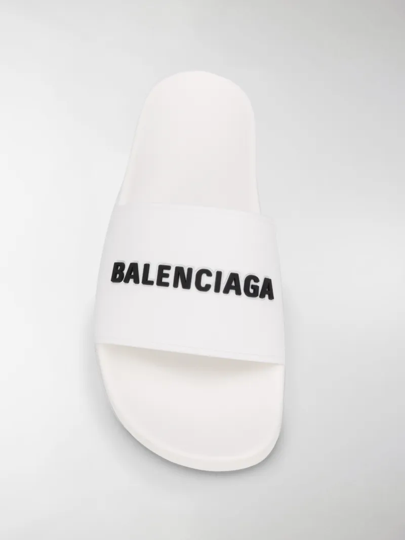 balenciaga slides white