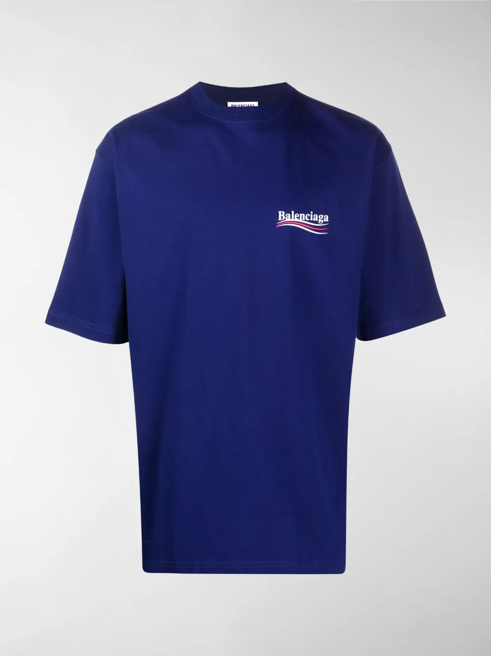 Balenciaga blue t shirt online