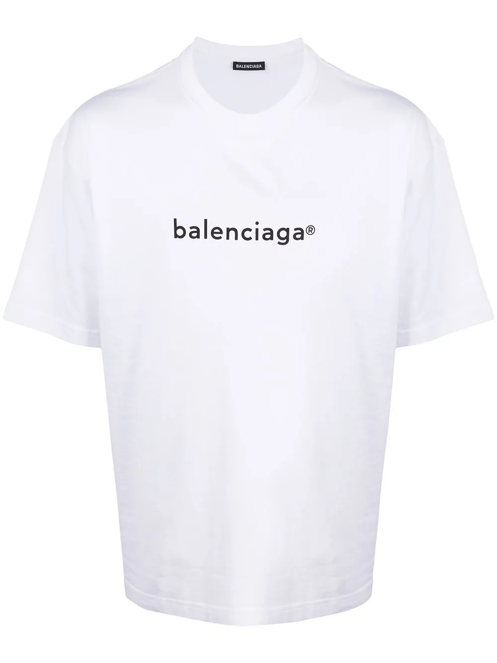 logo-print cotton T-shirt | Balenciaga | Eraldo.com HM