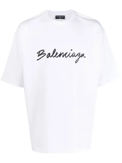 Balenciaga logo-print cotton T-shirt 