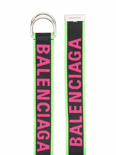 logo-print D-ring belt | Balenciaga | Eraldo.com