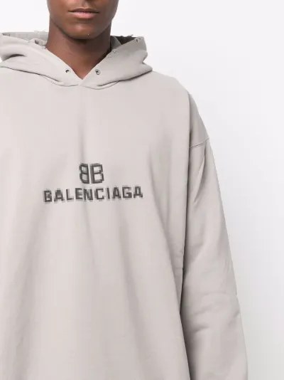 balenciaga logo hoodie