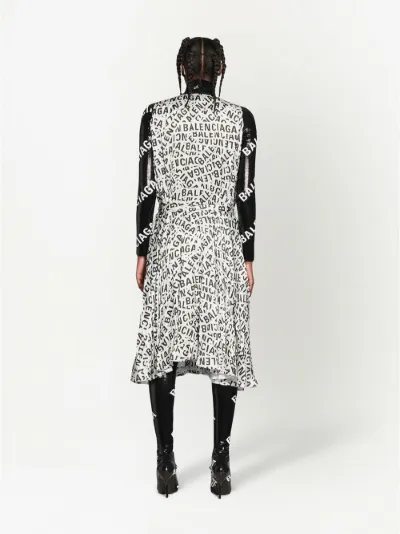 Balenciaga best sale print dress