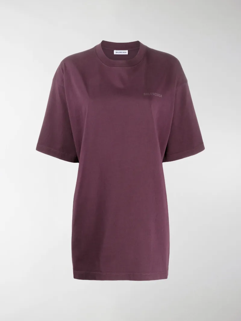 purple balenciaga t shirt