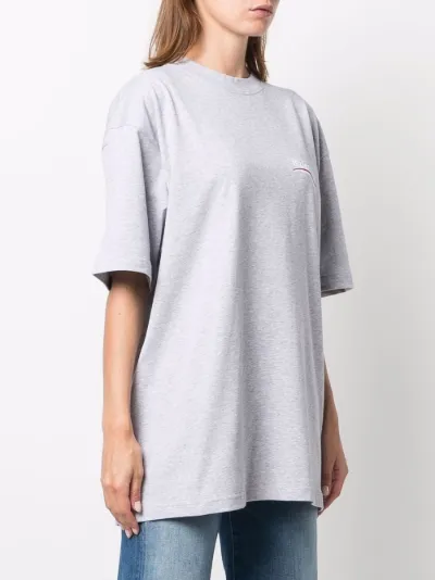 logo-print oversized T-shirt 