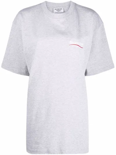 logo-print oversized T-shirt 