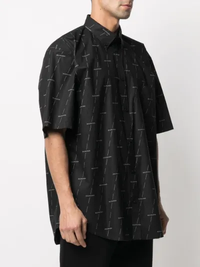 balenciaga poplin shirt