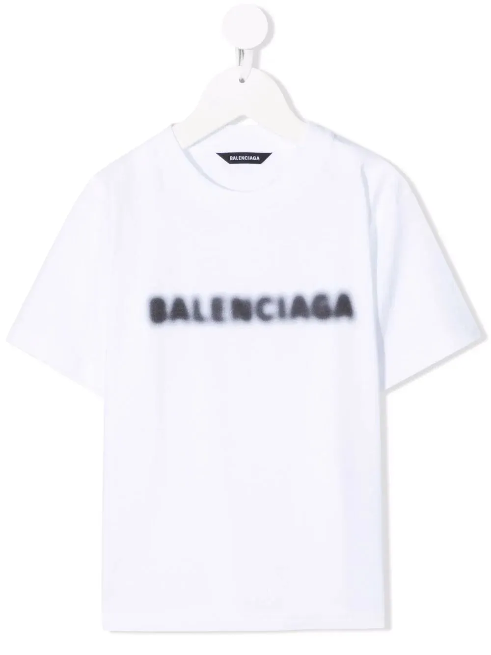 logo-print short-sleeve T-shirt | Balenciaga | Eraldo.com