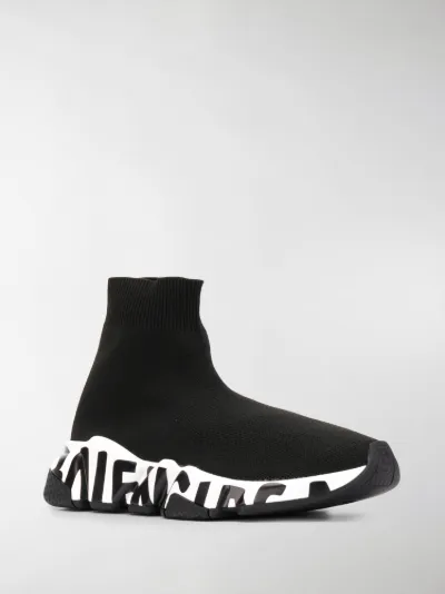 Balenciaga logo sock on sale sneakers