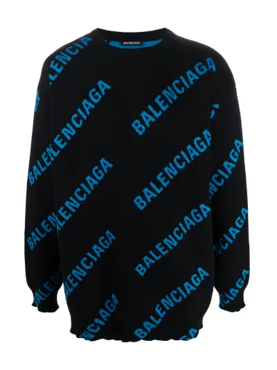 Balenciaga logo print sweatshirt Clearance