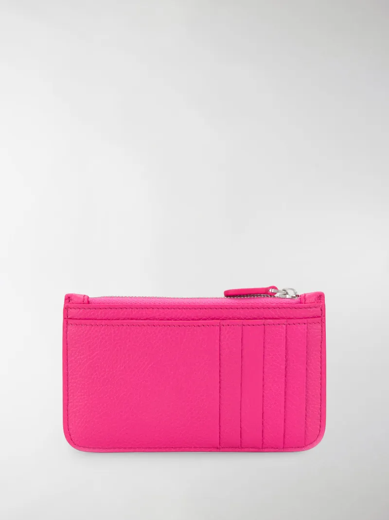 balenciaga card holder pink