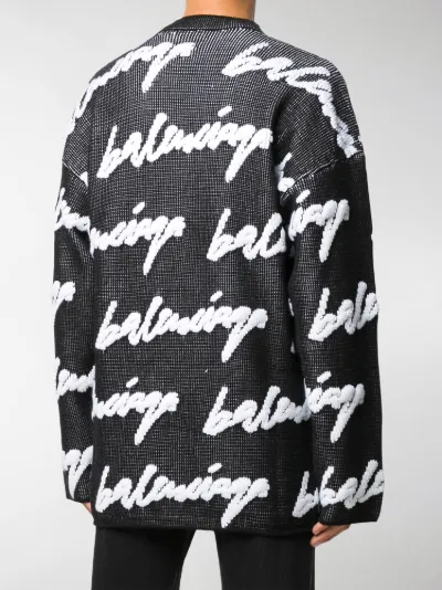 balenciaga script hoodie