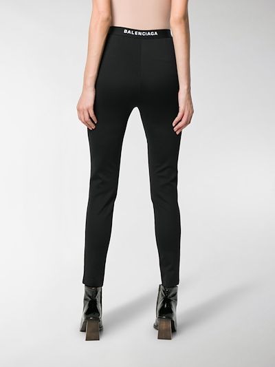 balenciaga logo leggings