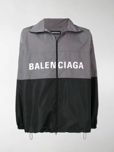 balenciaga windbreaker grey