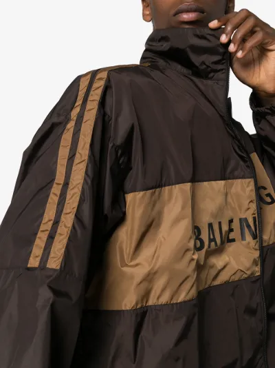 balenciaga logo windbreaker