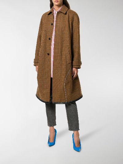 balenciaga print coat