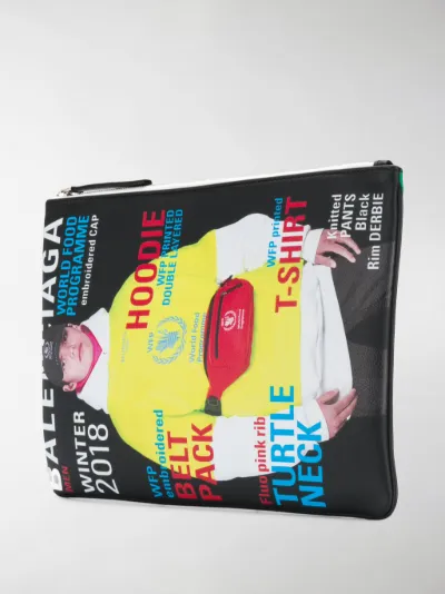 balenciaga zip pouch