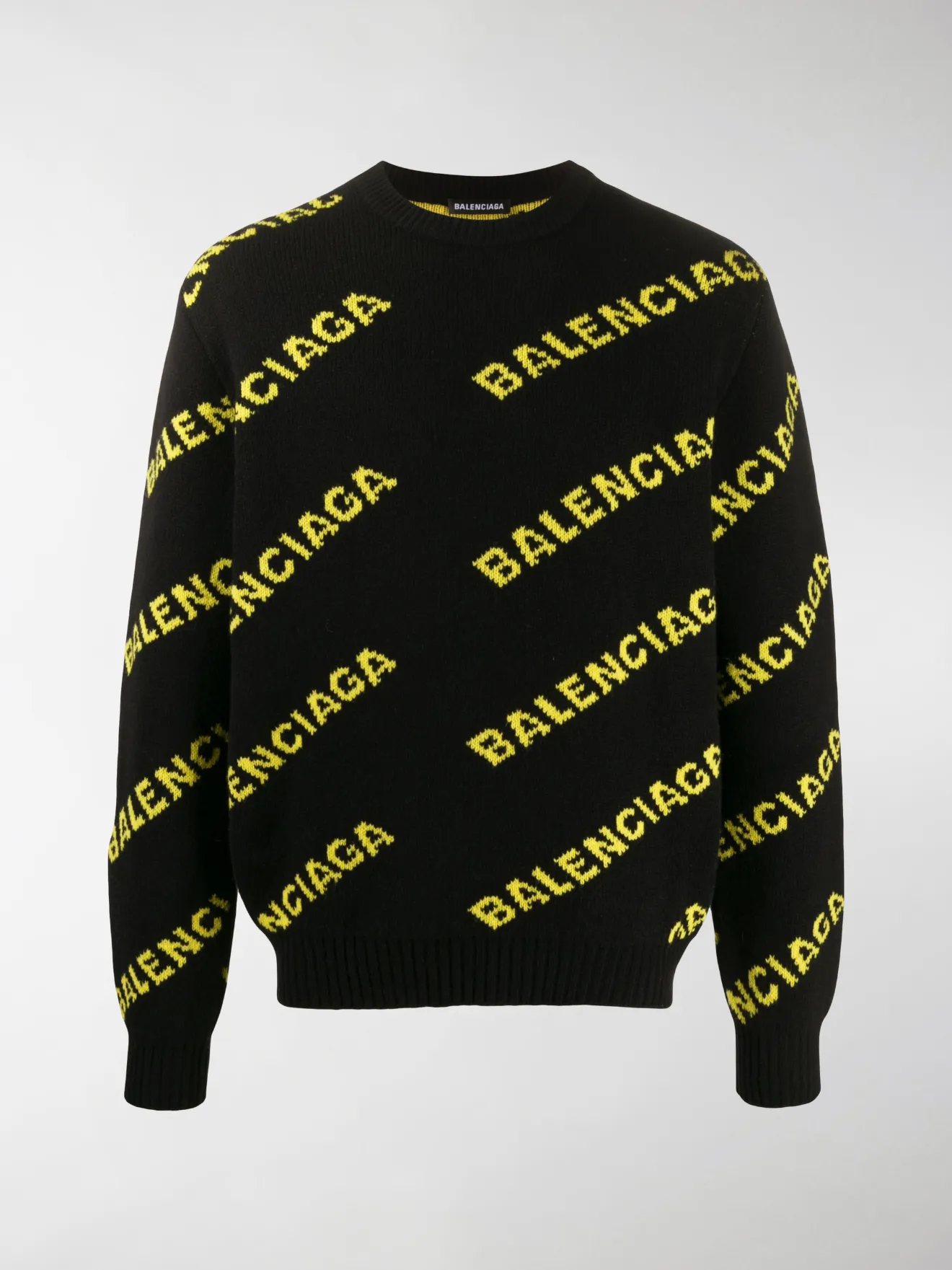 Balenciaga Maglione a girocollo nero | MODES