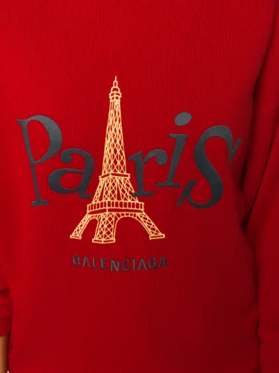 Balenciaga Maglione Paris Joy rosso | MODES