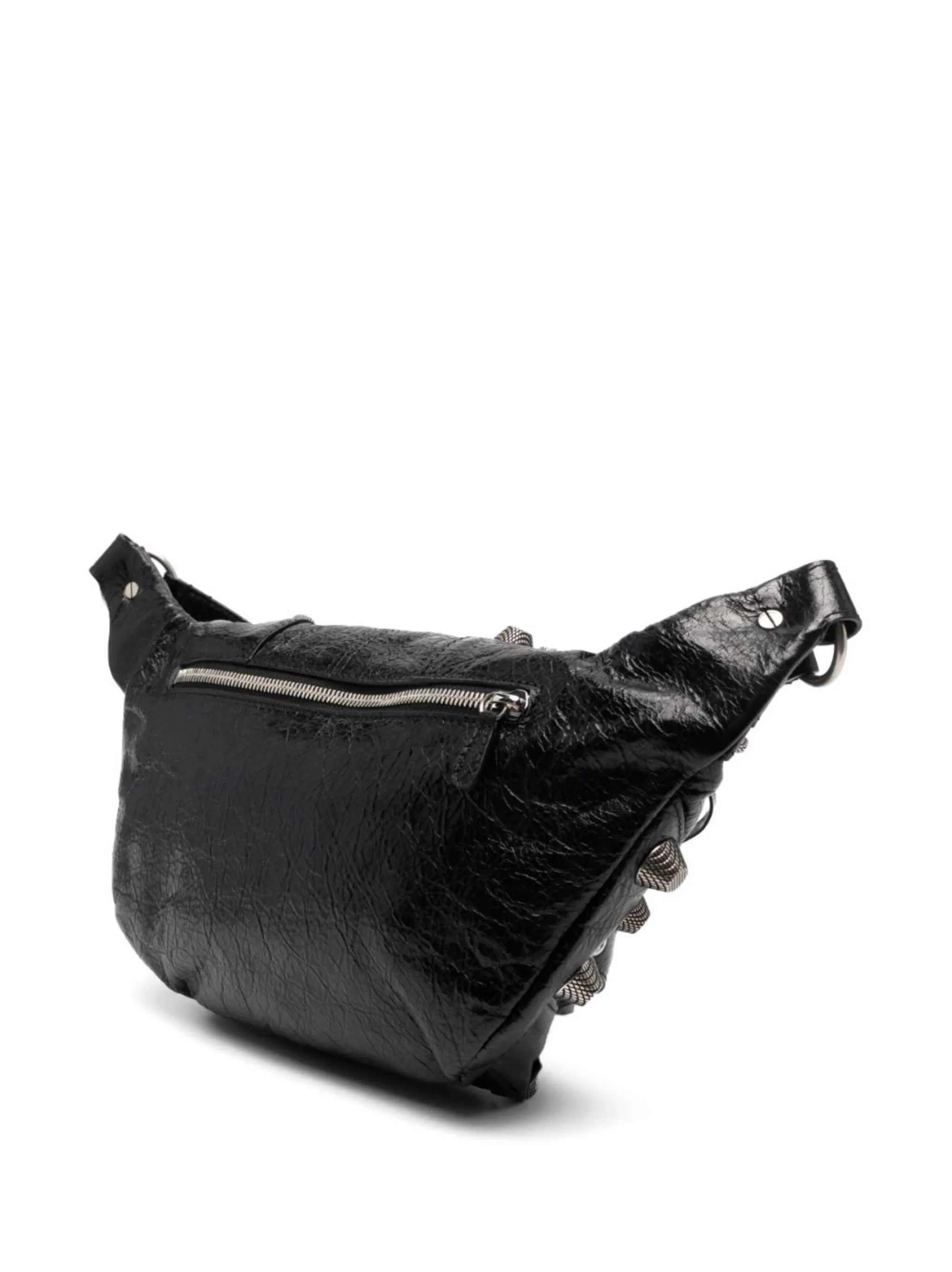 Balenciaga leather bum bag on sale