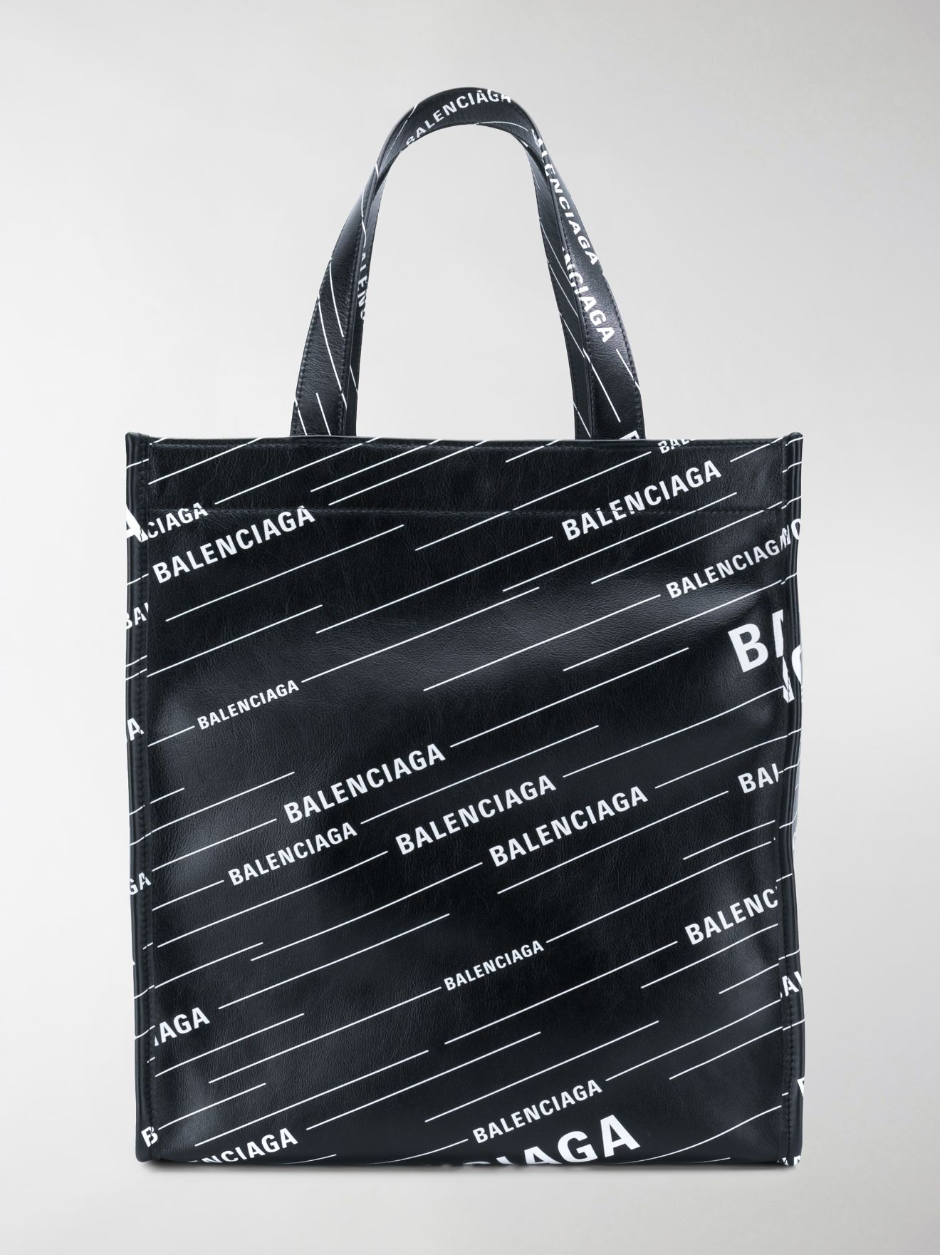 Balenciaga medium Supermarket shopper bag black | MODES