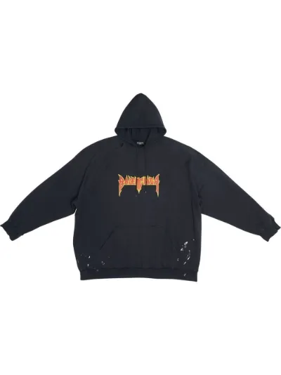 balenciaga flame hoodie