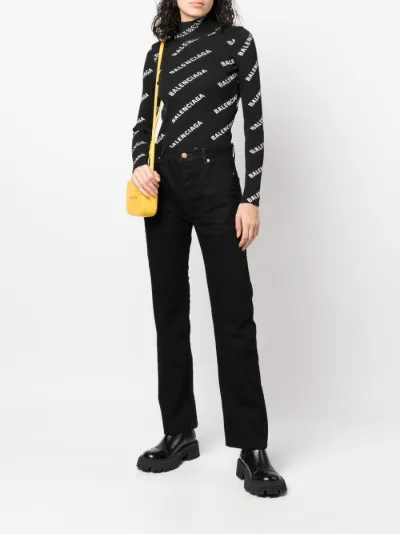 Balenciaga mid-rise straight-leg jeans 