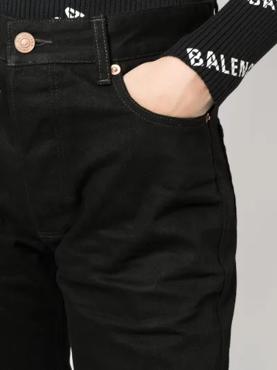Balenciaga mid-rise straight-leg jeans 
