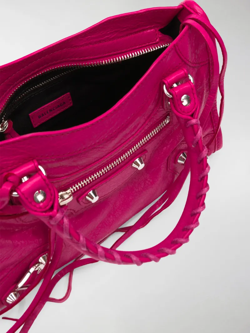 balenciaga city mini pink