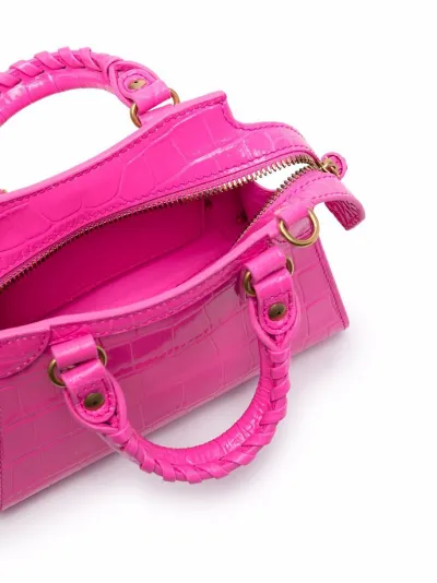 mini neon pink bag