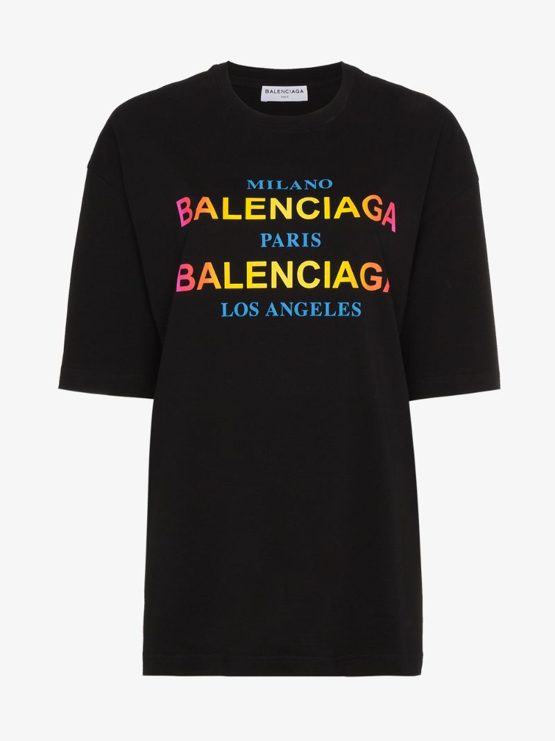 Buy balenciaga logo t shirt - 51% OFF!