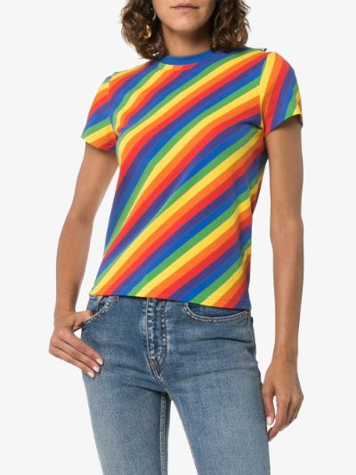 balenciaga striped t shirt