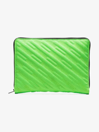 neon green pouch