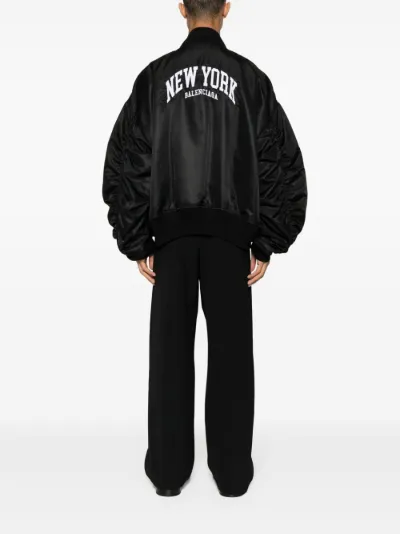 Balenciaga New York-embroidery bomber jacket | Eraldo.com KM Balenciaga New York-embroidery bomber jacket | Eraldo.com KM