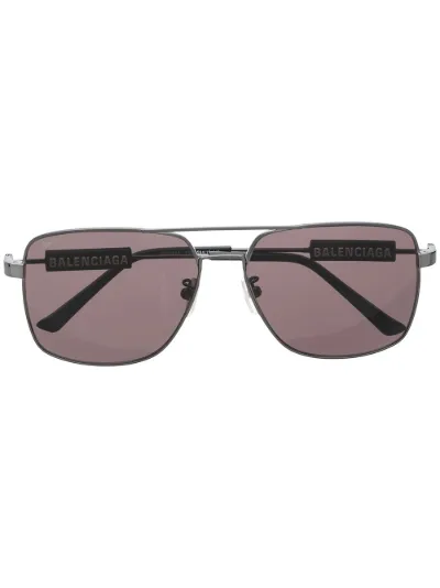 Balenciaga Occhiali da sole modello aviator nero | MODES
