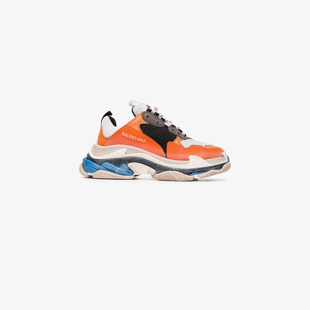 balenciaga orange sneakers