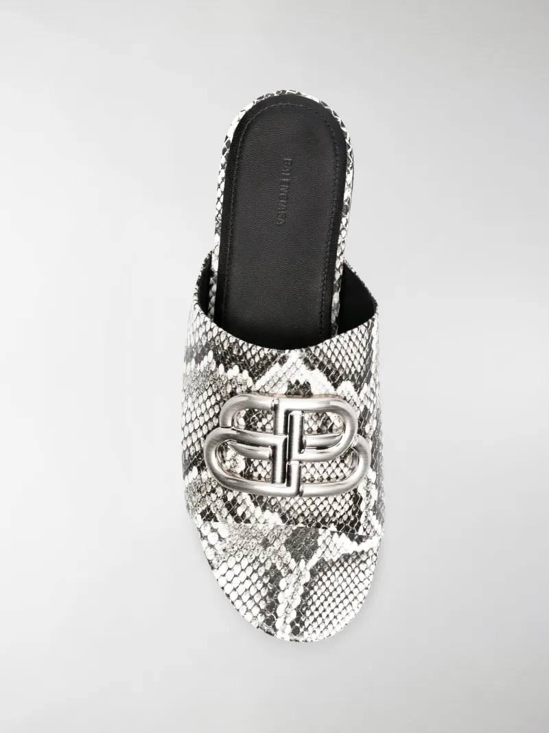 oval bb mule sandal