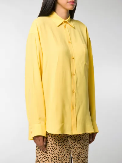 Balenciaga oversized button-up shirt 