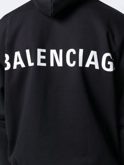 balenciaga oversized logo hoodie