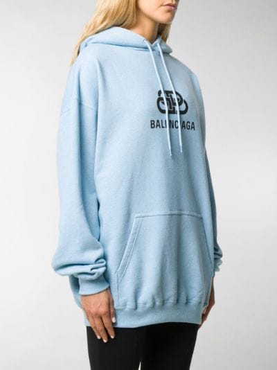 balenciaga light blue hoodie