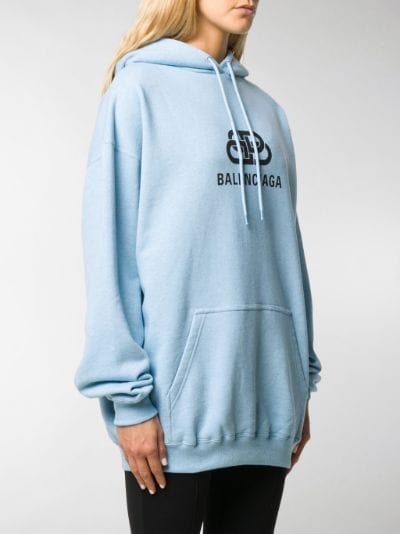 light blue balenciaga hoodie