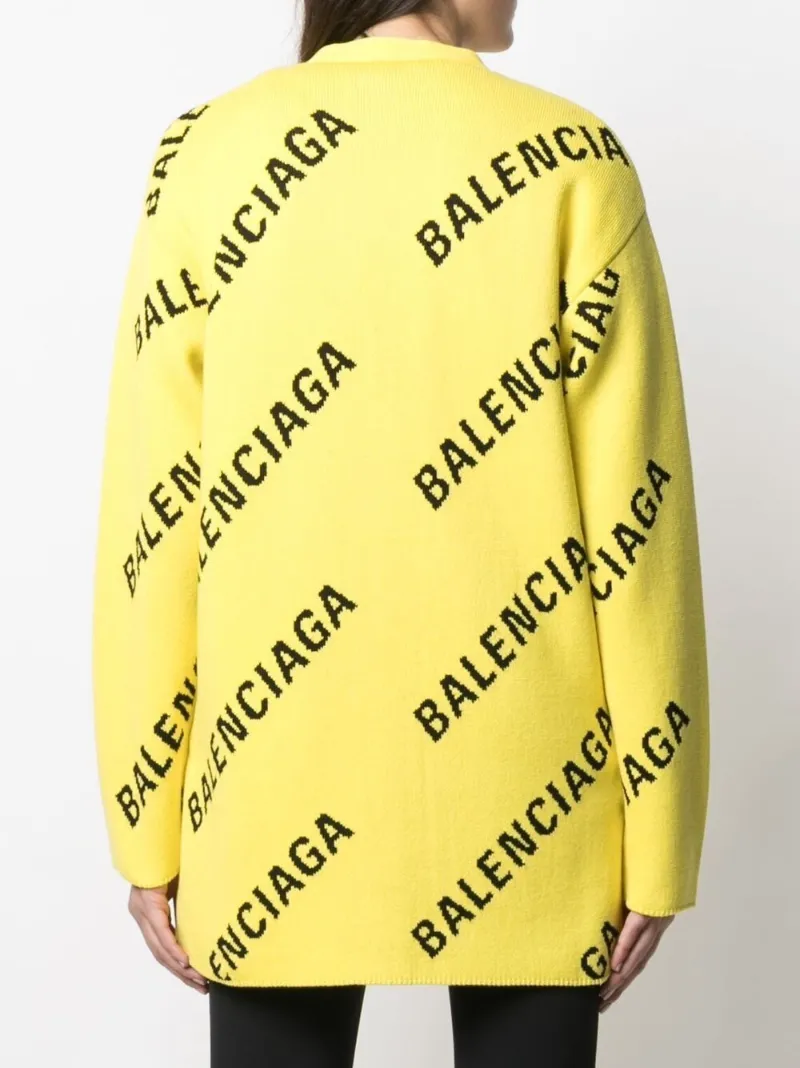 balenciaga sweater yellow